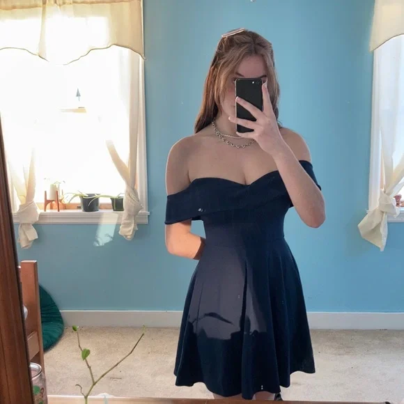 princess polly baby blue dress Navy Blue Homecoming Dresses,simple Short Prom Dresses,navy Cocktail Dresses,lace  Appliqued Short Pa on Luulla